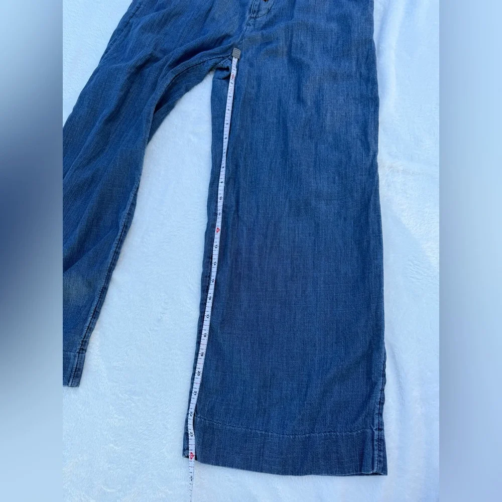 Abercrombie & Fitch Women's‎ Wide-Leg Chambray Pants Size XS – Paperbag Waist